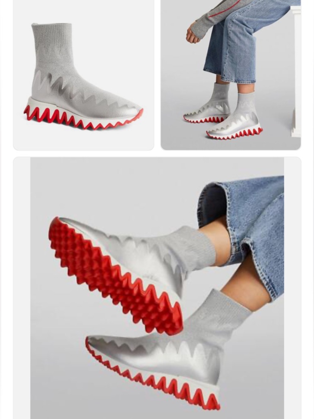 Christian Louboutin SHARKY SOCK
brand new 
never used
